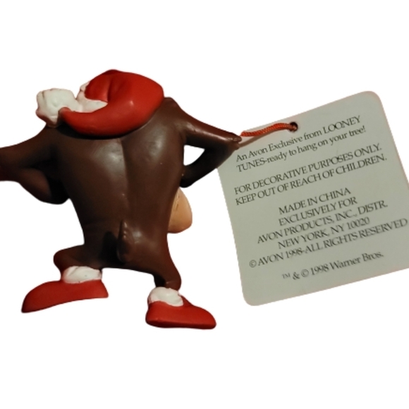 TASMANIAN DEVIL ornament Vintage WARNER BROS LOONEY TUNES 1998 ornament 12178-1 - Picture 5 of 10
